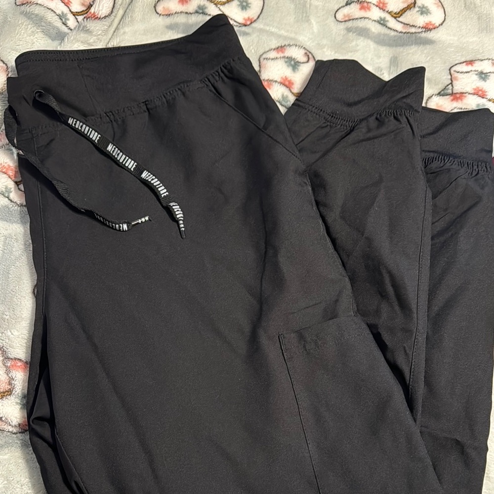 Black Jogger Pants with Drawstring